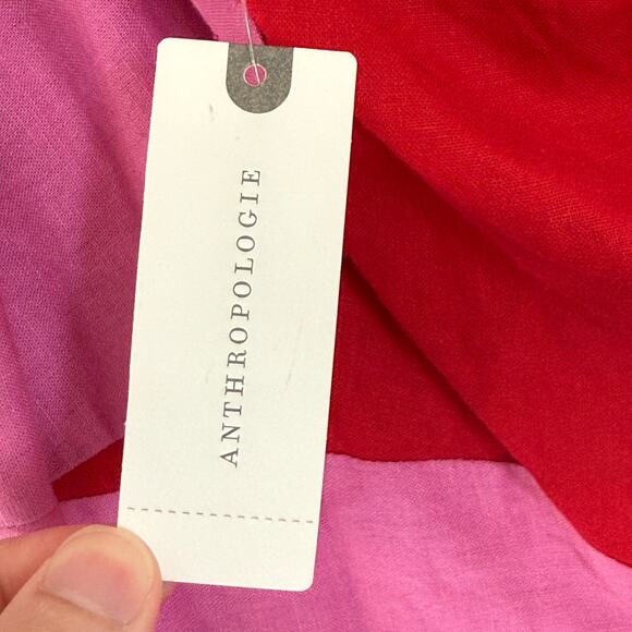 NWT FARM Rio Cutout Flower Midi Dress in Red Small - Picture 13 of 15